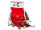 Large Christmas Gift Stocking, 62 cm, Red