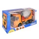 Kids Concrete Mixer Toy Truck with Friction Drive, Light and Sound Effects