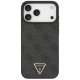Guess Leather 4G Triangle Strass MagSafe Phone Case Cover iPhone 17 Pro Max - Black