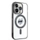 Karl Lagerfeld iPhone 15 Pro Max Case IML Choupette\'s Head MagSafe, Transparent