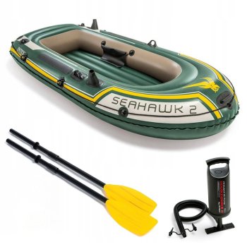 Intex Seahawk 2 Inflatable Boat with Pump and 2 Oars, 68347