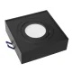 Maclean MCE464 B Recessed Spotlight for MR16/GU10, Black