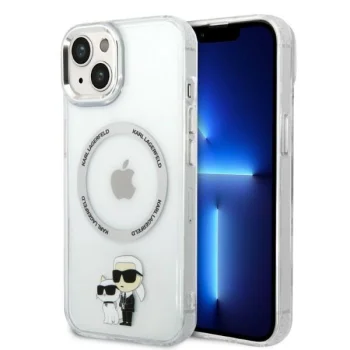 Karl Lagerfeld Transparent Case for iPhone 14 Plus with MagSafe