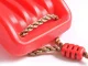 Kids Garden Tree Swing Seat with Adjustable Ropes, Red