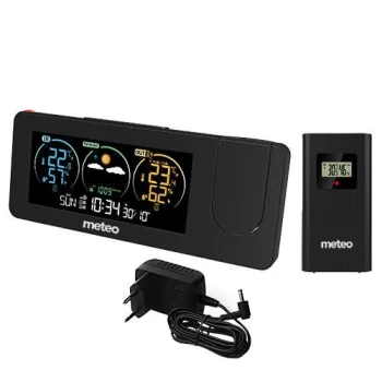 METEO SP102 Wireless Weather Station with Projector and DCF Clock