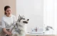 Grooming vacuum cleaner from hair for pet care HomeRunPet HC15, white