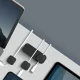 Uniq Pod Mag magnetic cable organizer + base dark gray/charcoal dark gray