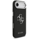 Guess Grained Big 4G Classic Logo Case for iPhone 17 Air, Black