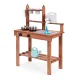 ECOTOYS Wooden Mud Kitchen for Kids Outdoor Play with Accessories