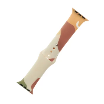 Silicone Camouflage Strap for Apple Watch 38 / 40 / 41 mm - Pattern 1