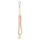 Guess Chain Metal 4G Charm Phone Strap, Pink