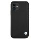 BMW iPhone 12 mini Case Leather Deboss, Black