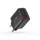 Tech-Protect NCA65W-GAN 65W 3-Port Wall Charger, Black