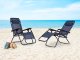Zero Gravity Garden Lounge Chair MultiGarden Adjustable, Dark Blue