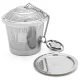 Bredemeijer 191006 Stainless Steel Tea Infuser with Chain & Tray