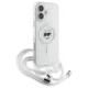 Karl Lagerfeld iPhone 16 Case IML Choupette Head & Cord MagSafe - Clear