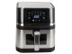 Large Digital Air Fryer 10L 2400W with 8 Cooking Presets, Silver