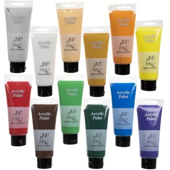 Maaleo 00020424 Acrylic Paint Set 12 x 100 ml