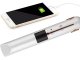 Ceramic 2-in-1 Cordless Hair Straightener with LCD, Temperature Control & Power Bank, White