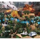 Kruzzel Military Base Playset, 300 Pieces, 23432