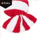 Ruhhy Christmas Decorative Candy Pillow, 30x15 cm, White/Red