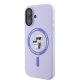 Karl Lagerfeld Silicone KC Heads MagSafe Case for iPhone 16 Plus Purple
