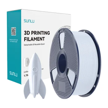 Sunlu High-Speed PLA 3D Printer Filament - White (PLA H-S W)