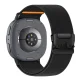 Tech-Protect Nylon Clasp Strap for Samsung Galaxy Watch 40 / 44 / 46 mm, Black