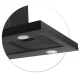 Berdsen BE-90E 90 cm Island Cooker Hood, Black