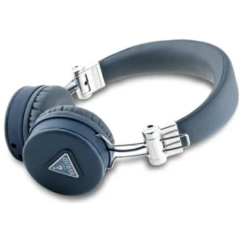 Guess GUBH70PGTSPSB belaidės ant ausų dedamos ausinės Bluetooth 5.3 ENC, mėlynos