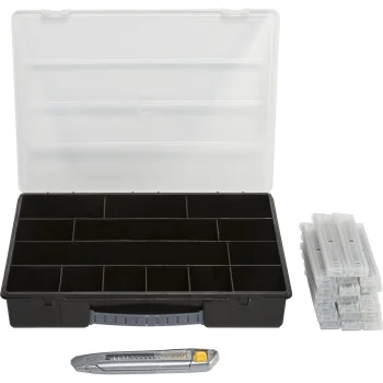 Stanley Snap-Off Blades 18 mm and Interlock Knife Set STHT10019-9, 200 pcs