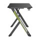 NanoRS RS102 Gaming Desk with RGB, 120x60 cm, Black