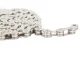 Bicycle Chain 116 Links, Size 1/2x3/32, for 6/7/8 Speeds, with 2 Connecting Links