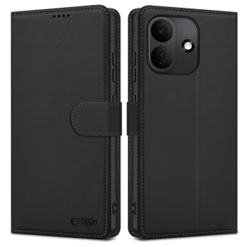Tech-Protect Wallet Case for Xiaomi Redmi Note 17 Pro 5G, Matte Black