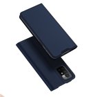 Xiaomi Redmi 10 DUX DUCIS Skin Pro Auto-absorbed Leather Cell Phone Case Cover, Blue