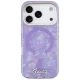 Guess IML Shell Script Metal MagSafe Phone Case Cover iPhone 17 Pro Max - Purple