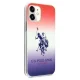 U.S. Polo Assn. iPhone 12 mini Case Gradient Pattern, Red/Blue