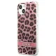 Apple iPhone 13 mini 5.4\'\' Guess Leopard Case Cover (GUHCP13SHSLEOP), Pink