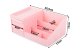 Cosmetic and Jewelry Organizer with 2 Drawers, Pink