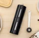 Manual Coffee Grinder with Adjustable Bean Grind Size, Black