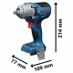 Cordless Impact Wrench Bosch GDS18V-450H 18V, 450 Nm, 1/2\", L-BOXX
