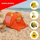 Kruzzel Kids Beach Tent - Bear (180x95x82 cm)