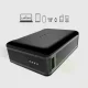 Sbs 20000mAh 65W PD AFC Power Bank for Laptops and Smartphones, Black