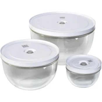 ZWILLING Fresh & Save Glass Vacuum Bowl Set, 6 Pc