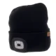 Trizand Winter Beanie with USB LED Light, Black
