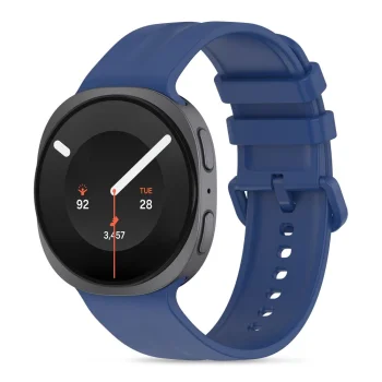 Tech-Protect Silicone Evo Strap for Samsung Galaxy Watch 40/44/46 mm, Navy Blue