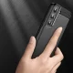 Hurtel Carbon Case Flexible TPU Cover for Samsung Galaxy S22+ (S22 Plus), Black