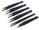 Tweezers Set, Straight and Angled, 6 Pcs