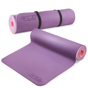 4FIZJO Non-Slip Yoga and Exercise Mat TPE 180x60x1 cm, Purple