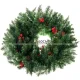 Ruhhy Christmas Door Wreath, 60 cm, Thick XXL